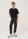 Boys' multicolour pure cotton TieDye regular fit trousers_0