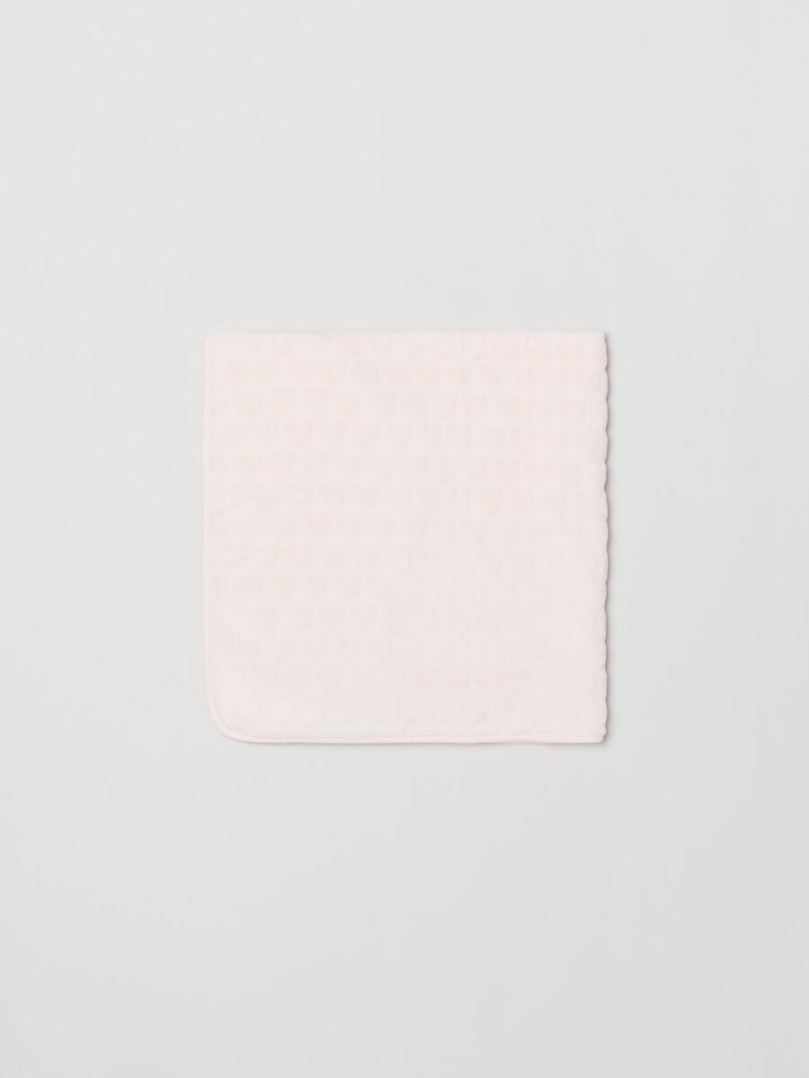 Coperta in velour con fantasia pois_0