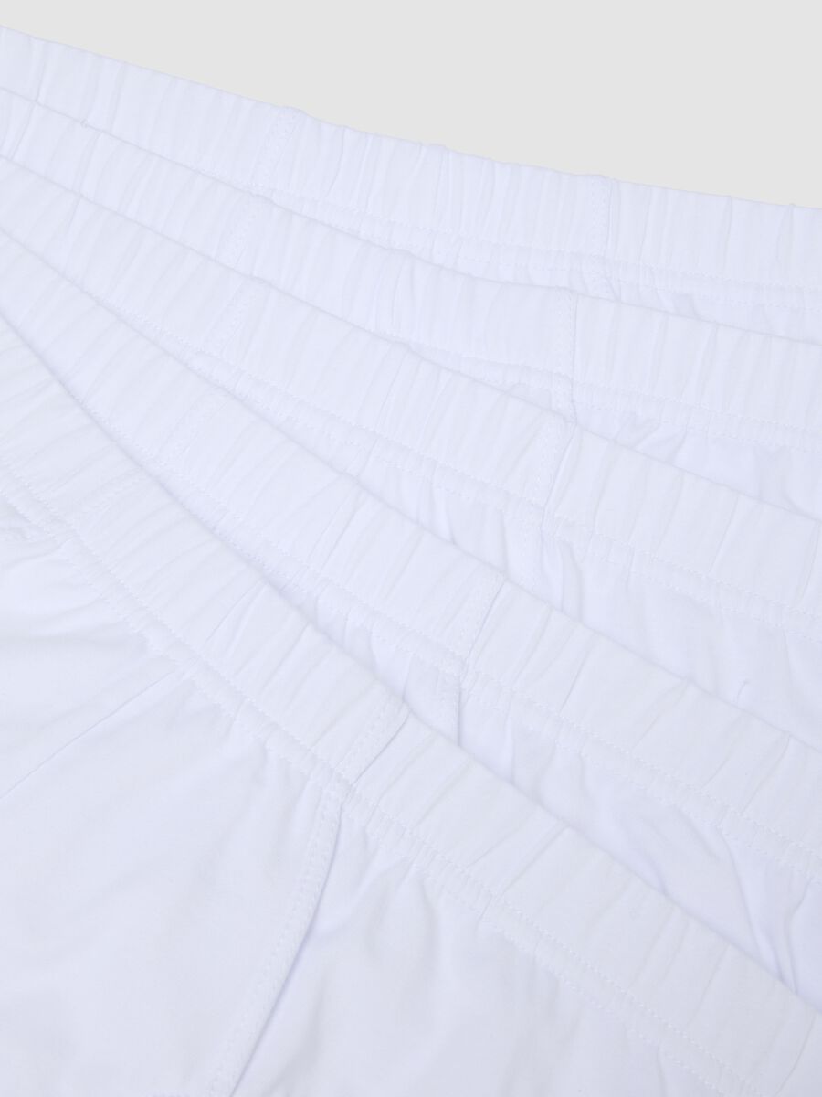 Multipack di cinque slip bianchi in cotone organico_5
