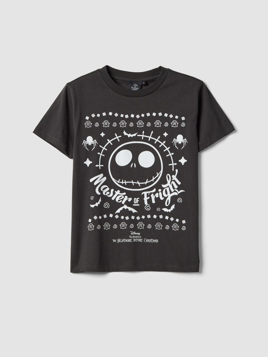 Black pure cotton Nightmare Before Christmas T-shirt_4