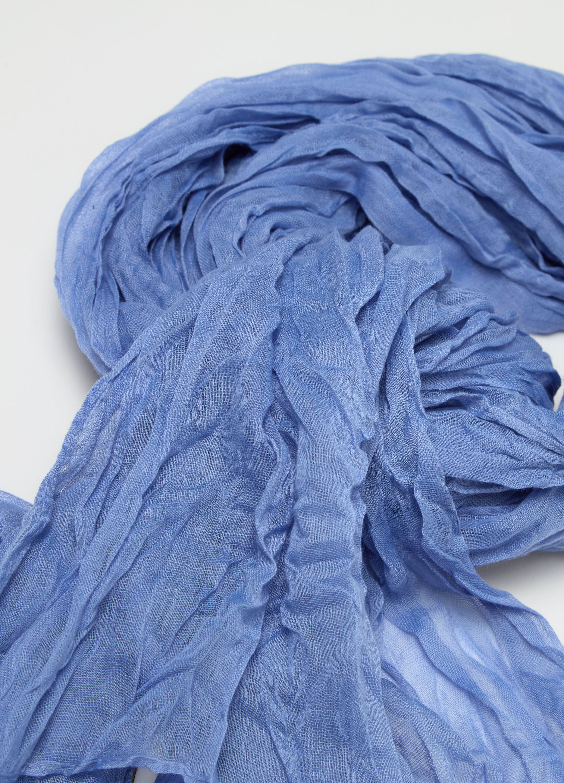 Pashmina effetto crinkle