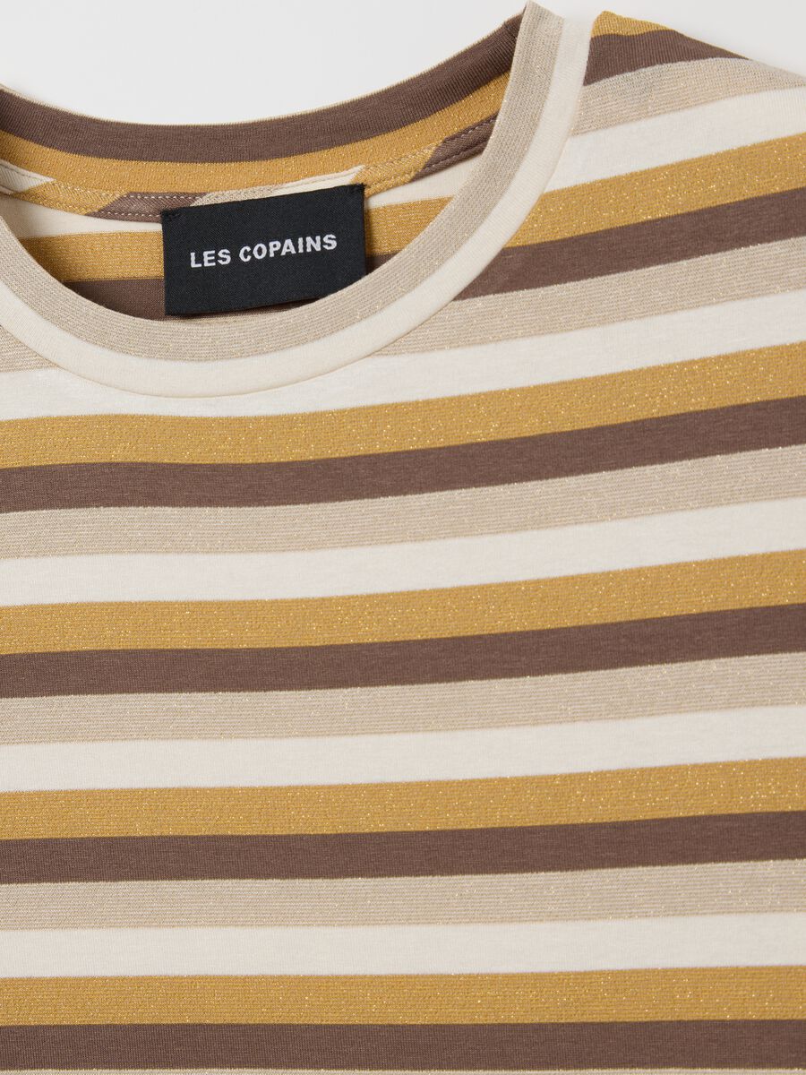 T-shirt with multicoloured stripes and lurex_5
