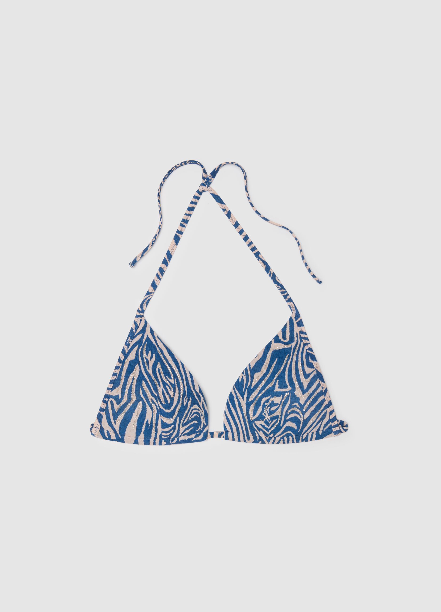 Women's Multicolour Stretch Blend Bikini