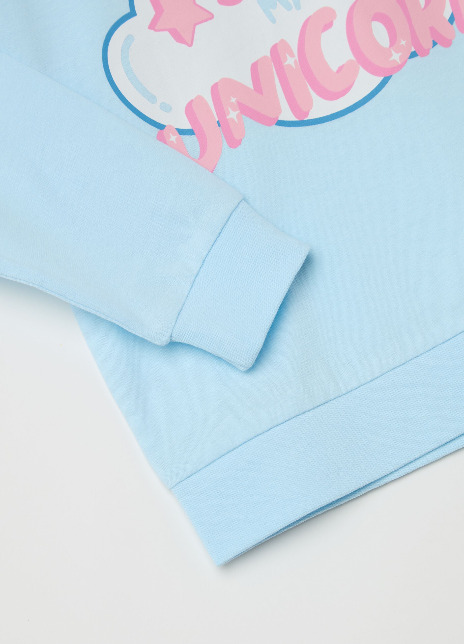 Long pyjamas with unicorn print
