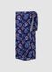 Blue pure viscose pareo with paisley print_4
