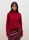 Red pure wool roll-neck jumper in regular fit_2
