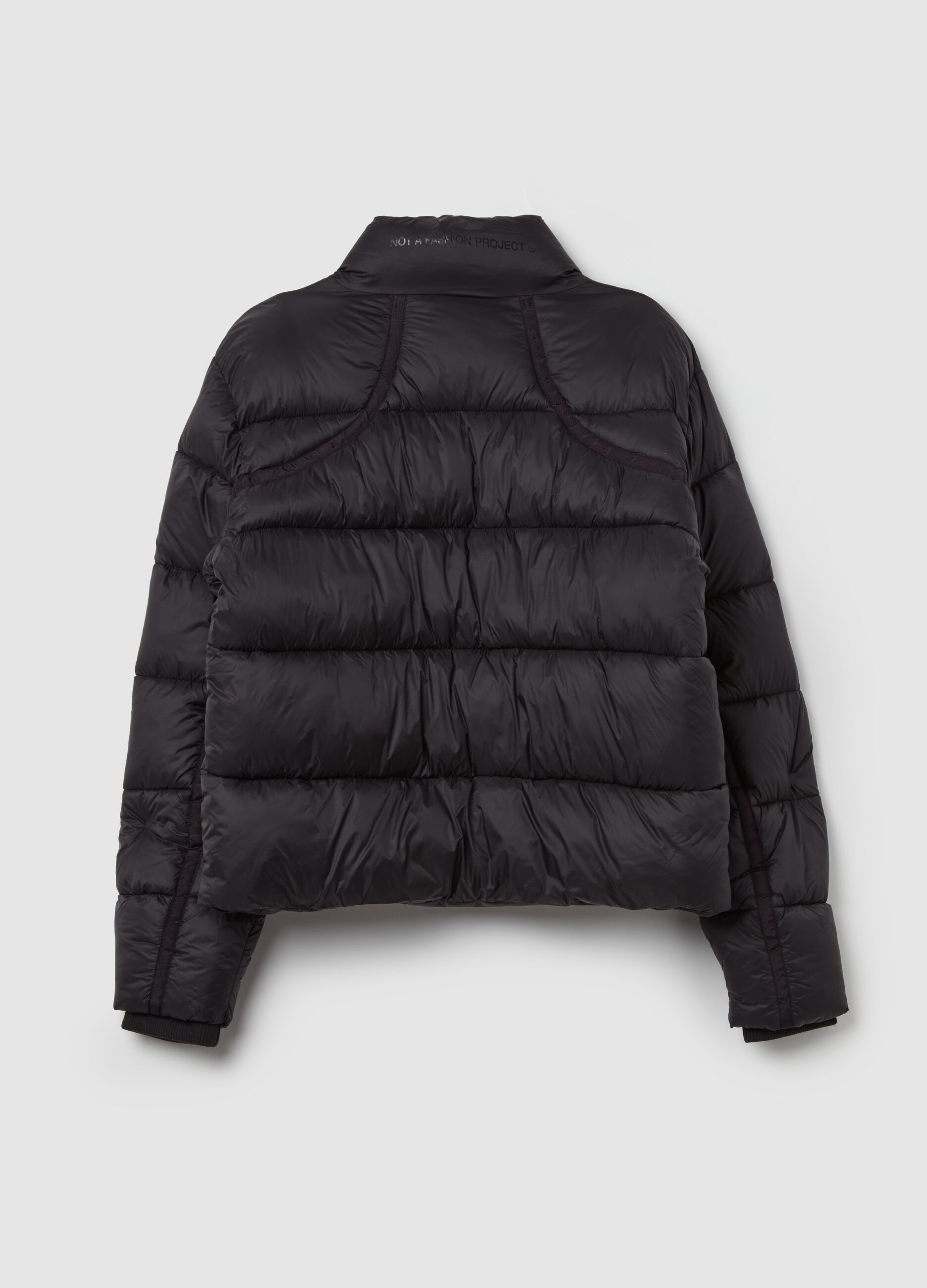 Technical Puffer Jacket Black