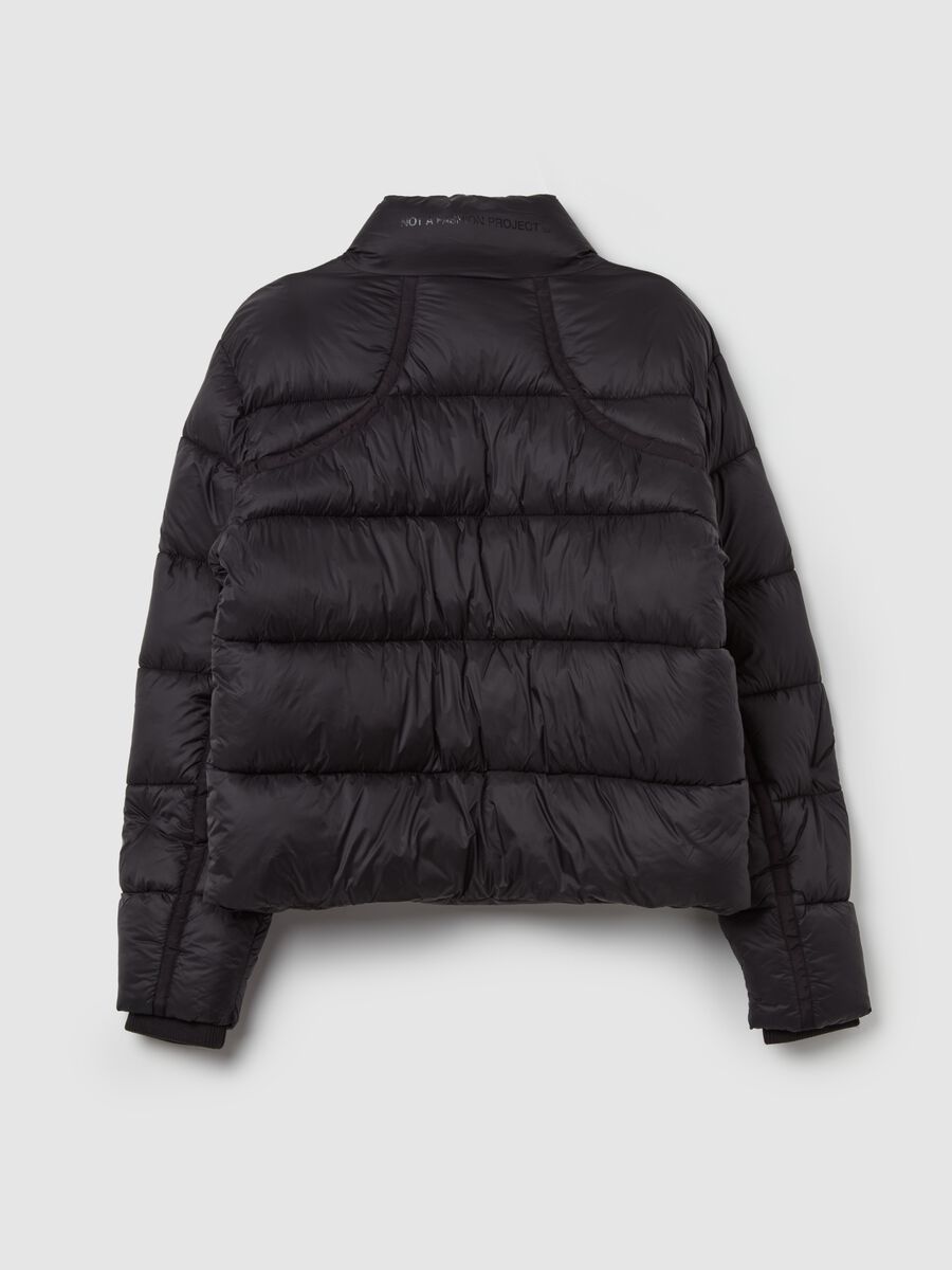 Technical Puffer Jacket Black_7