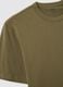 Brown pure cotton regular fit T-shirt_5