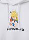 White Hoodie with Dragon Ball Z Print_5