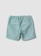 Blue pure cotton regular fit shorts for boys_1