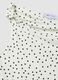 White asymmetrical one-shoulder slim-fit polka-dot stretch viscose top_2