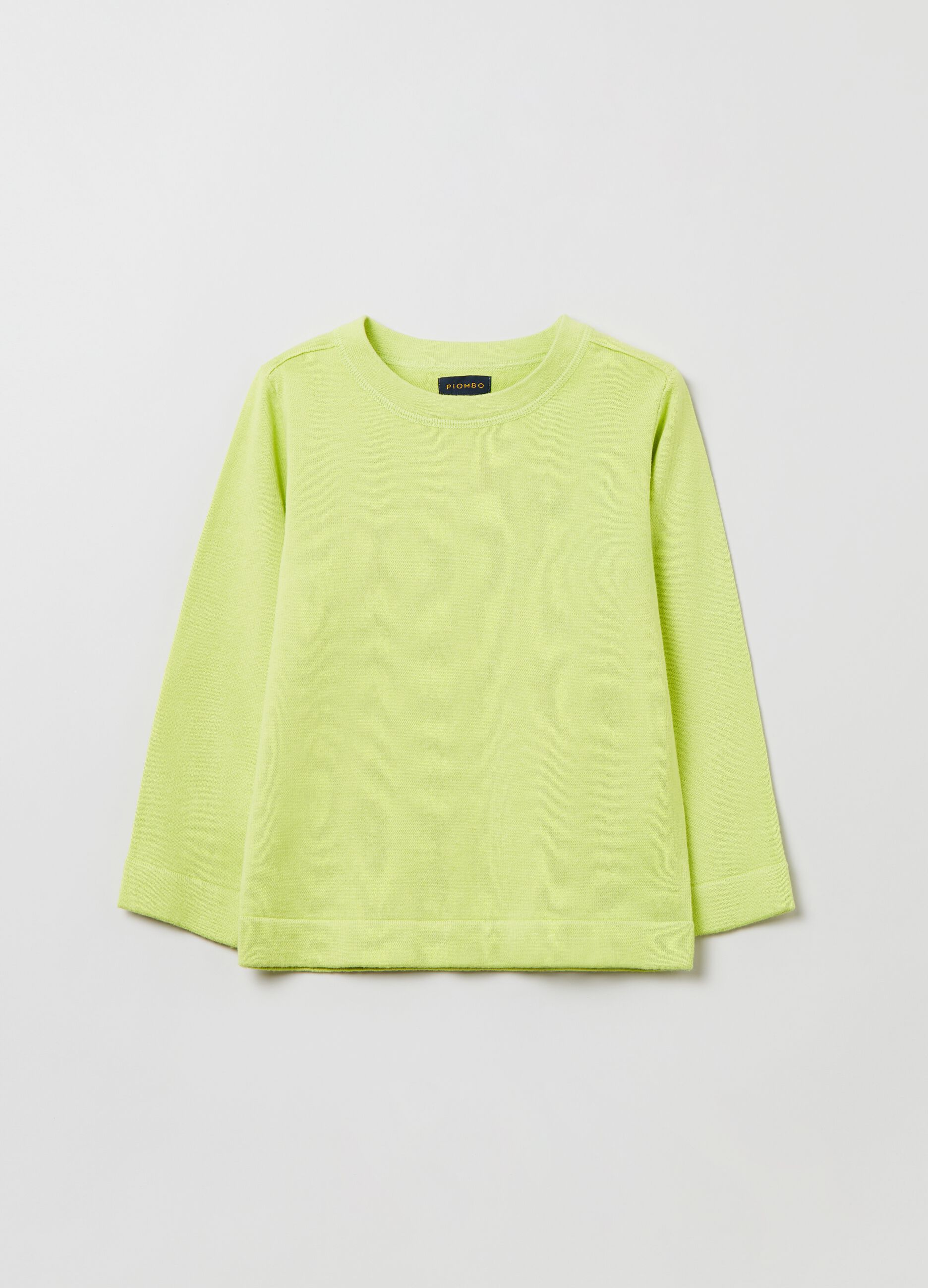 Pullover girocollo in cotone_0