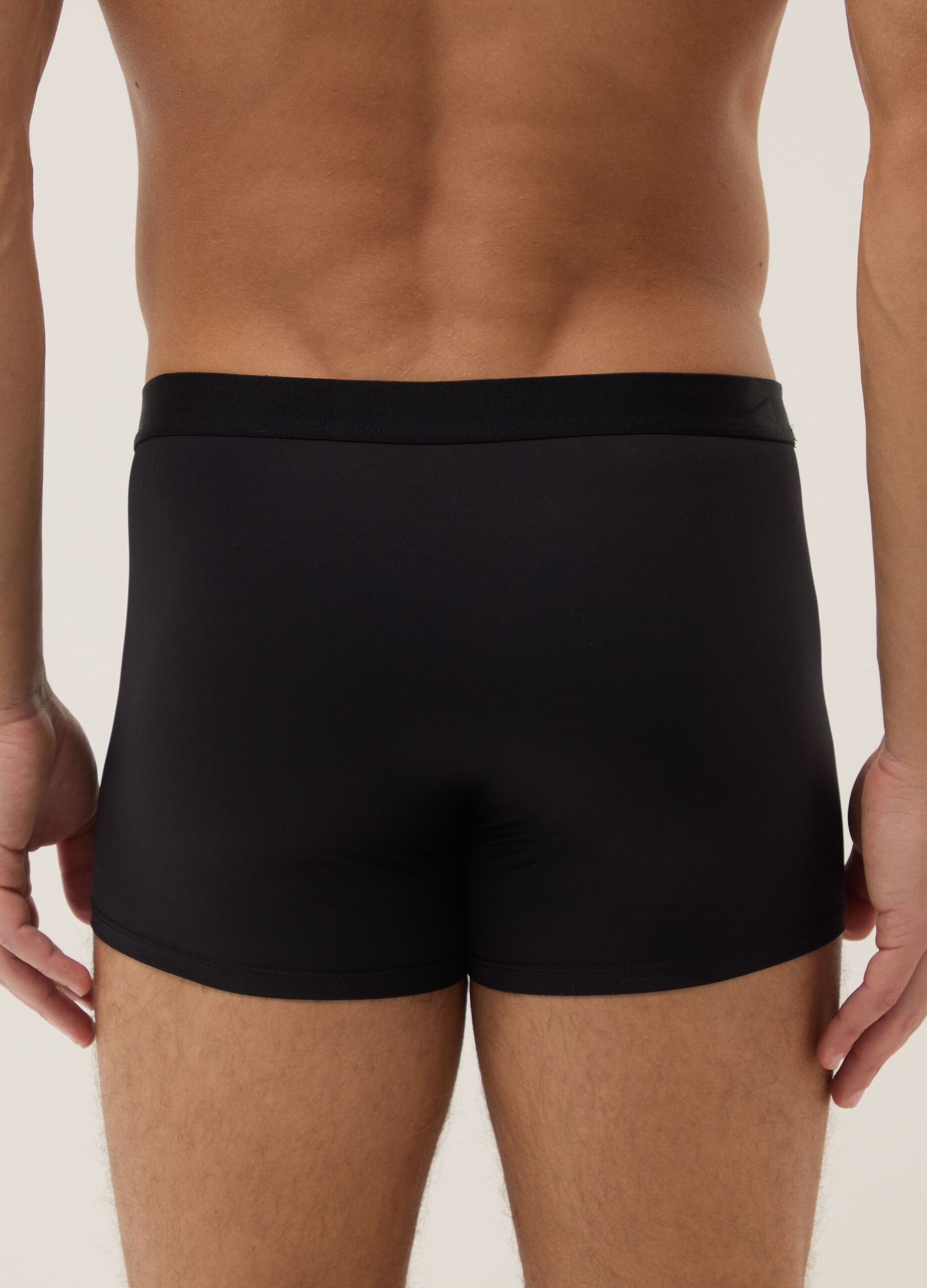 3-pack black stretch regular-fit boxer shorts