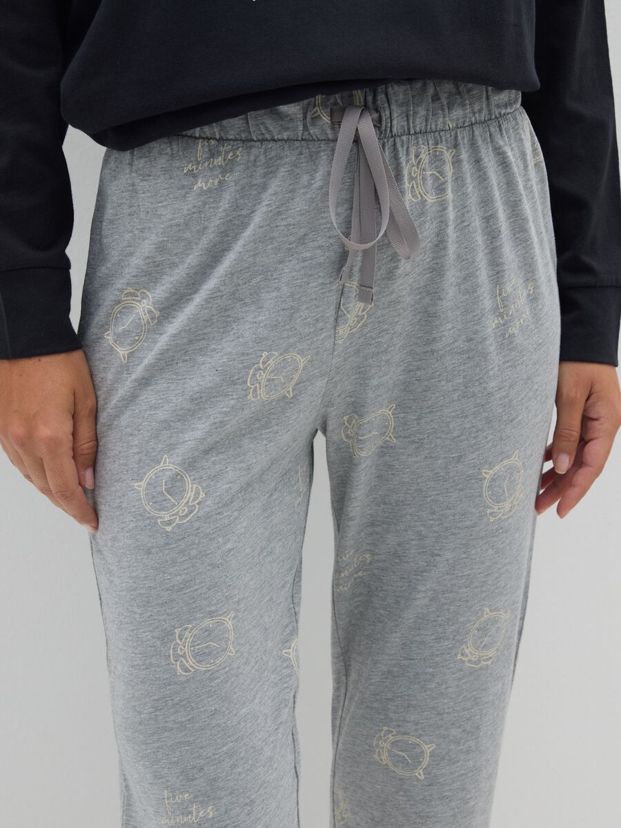 Pigiama in puro cotone multicolor regular fit_3