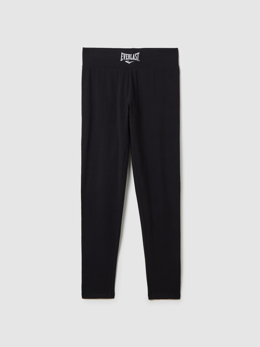 Printed stretch cotton leggings_4
