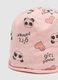 Stretch Pink Cotton Baby Girl Hat_2