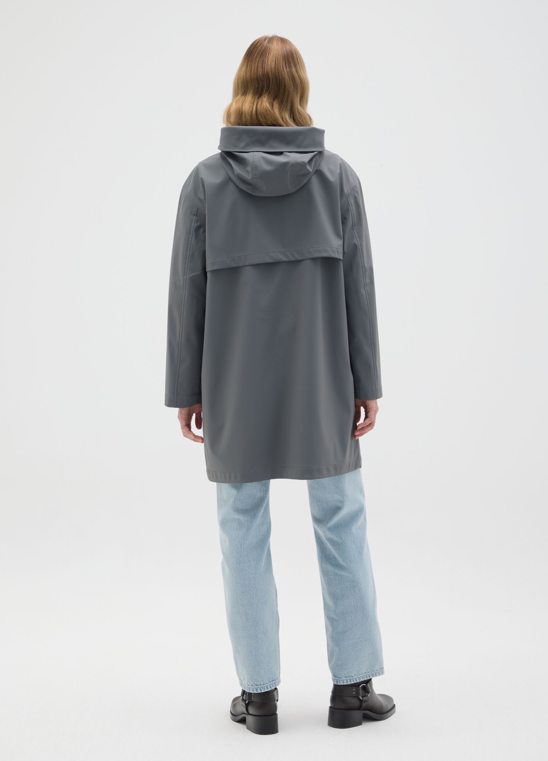 Grey Regular Fit Jacket