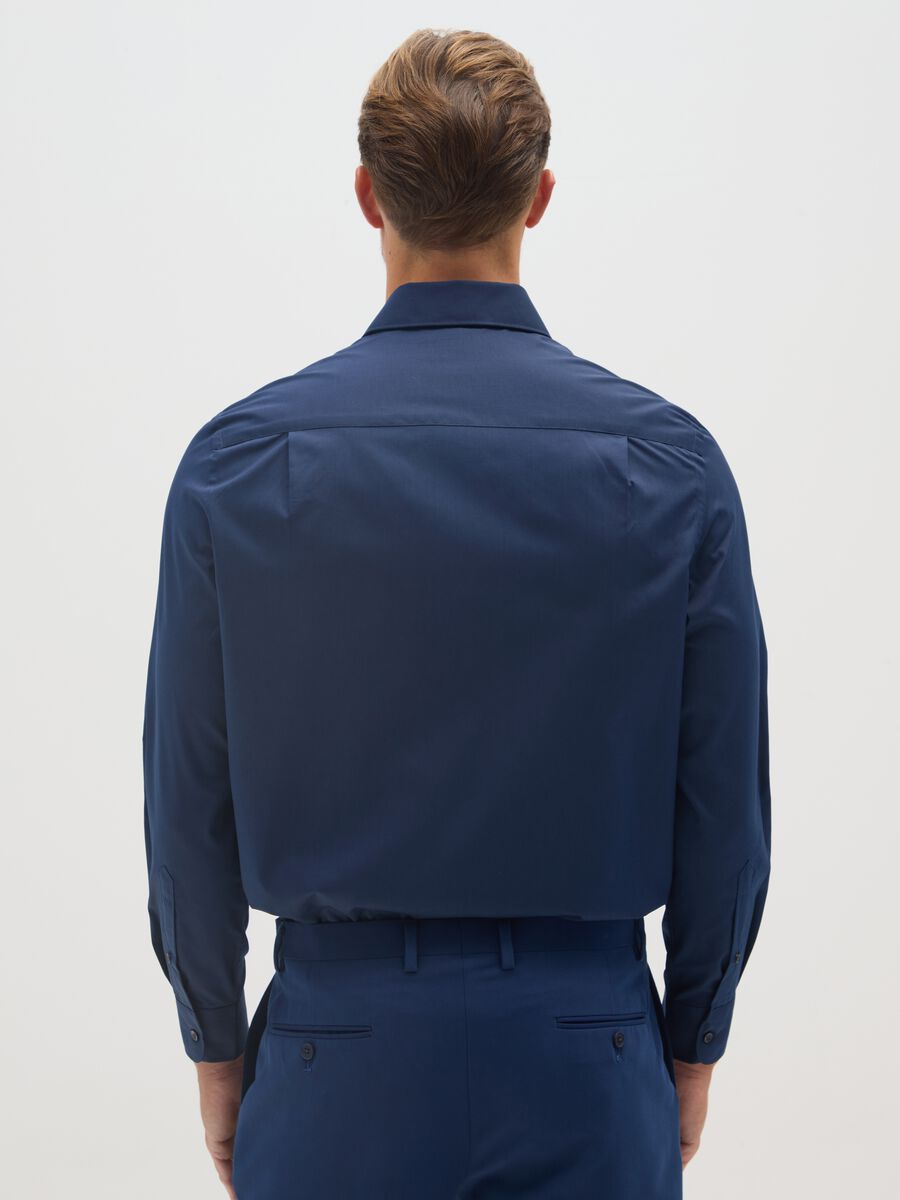 Blue regular fit shirt_2