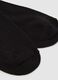Black cotton-blend socks with elasticated heart_1