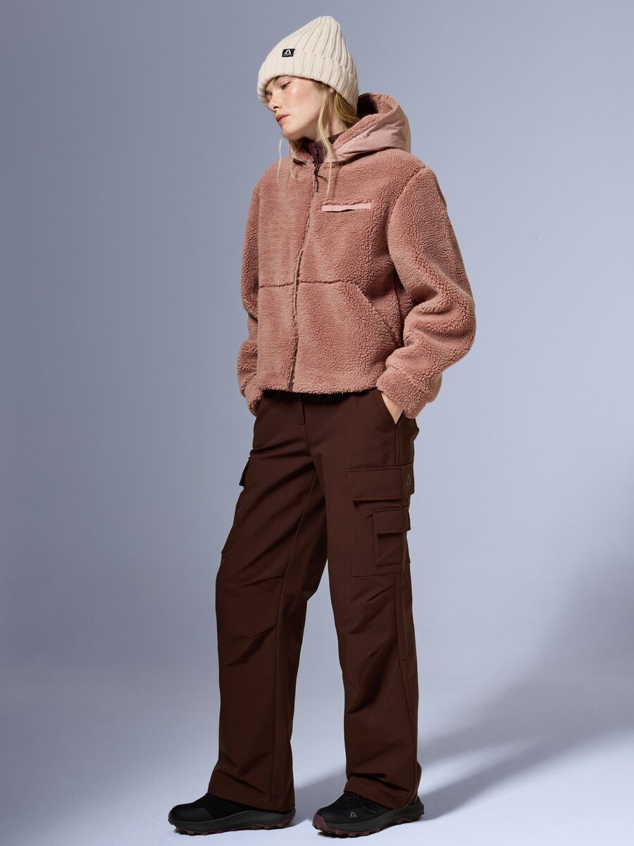 Full Zip Sherpa Jacket with Hood ALTAVIA WITH DEBORAH COMPAGNONI_2