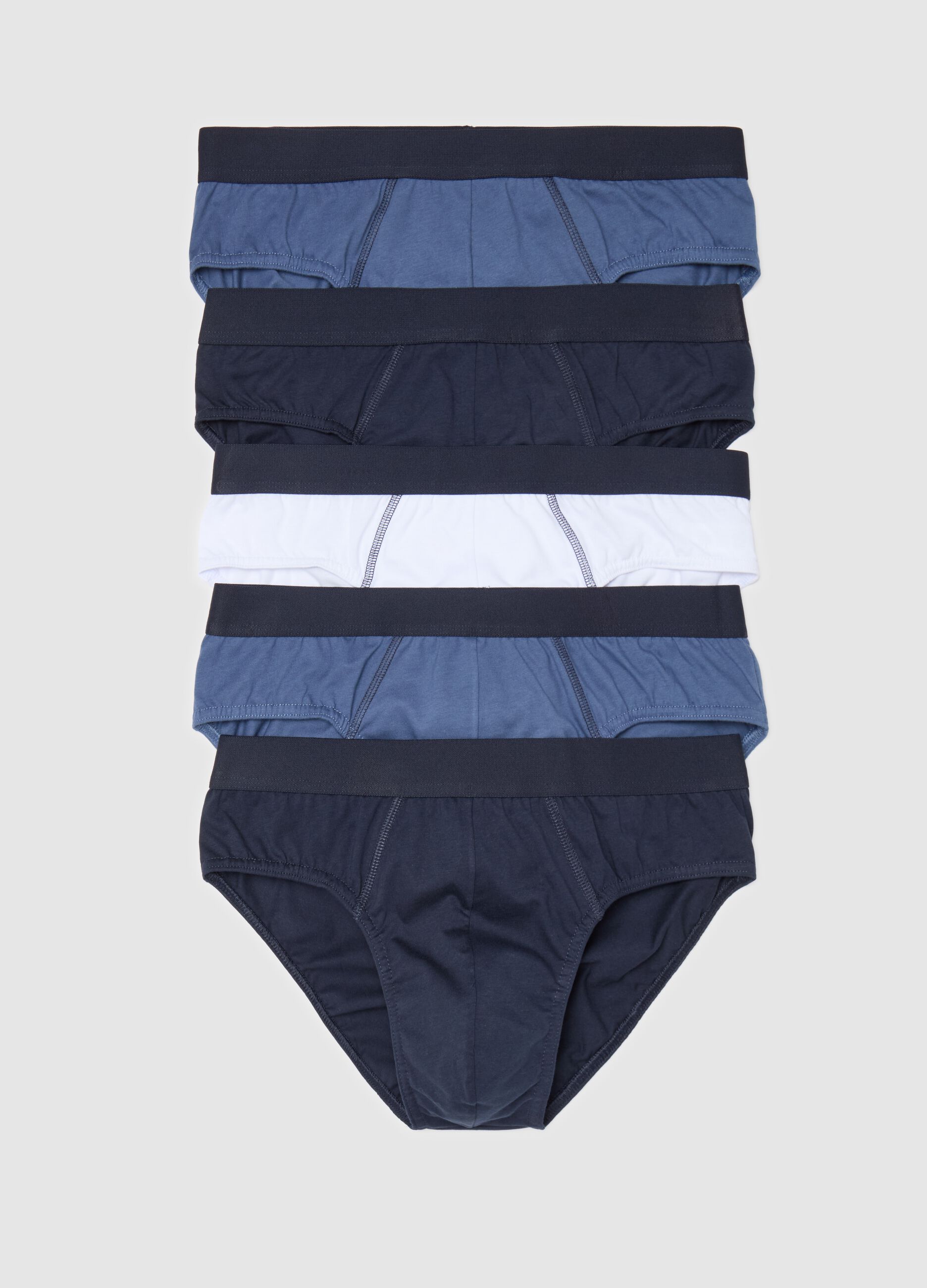 Five-pack cotton briefs