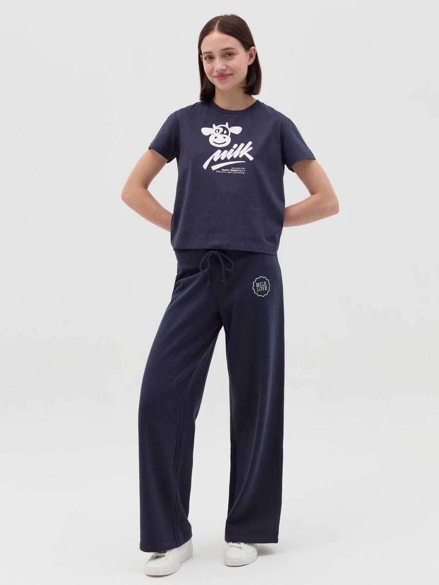 Cotton T-shirt with print_1