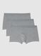 Set of three grey stretch cotton regular fit boxers_4