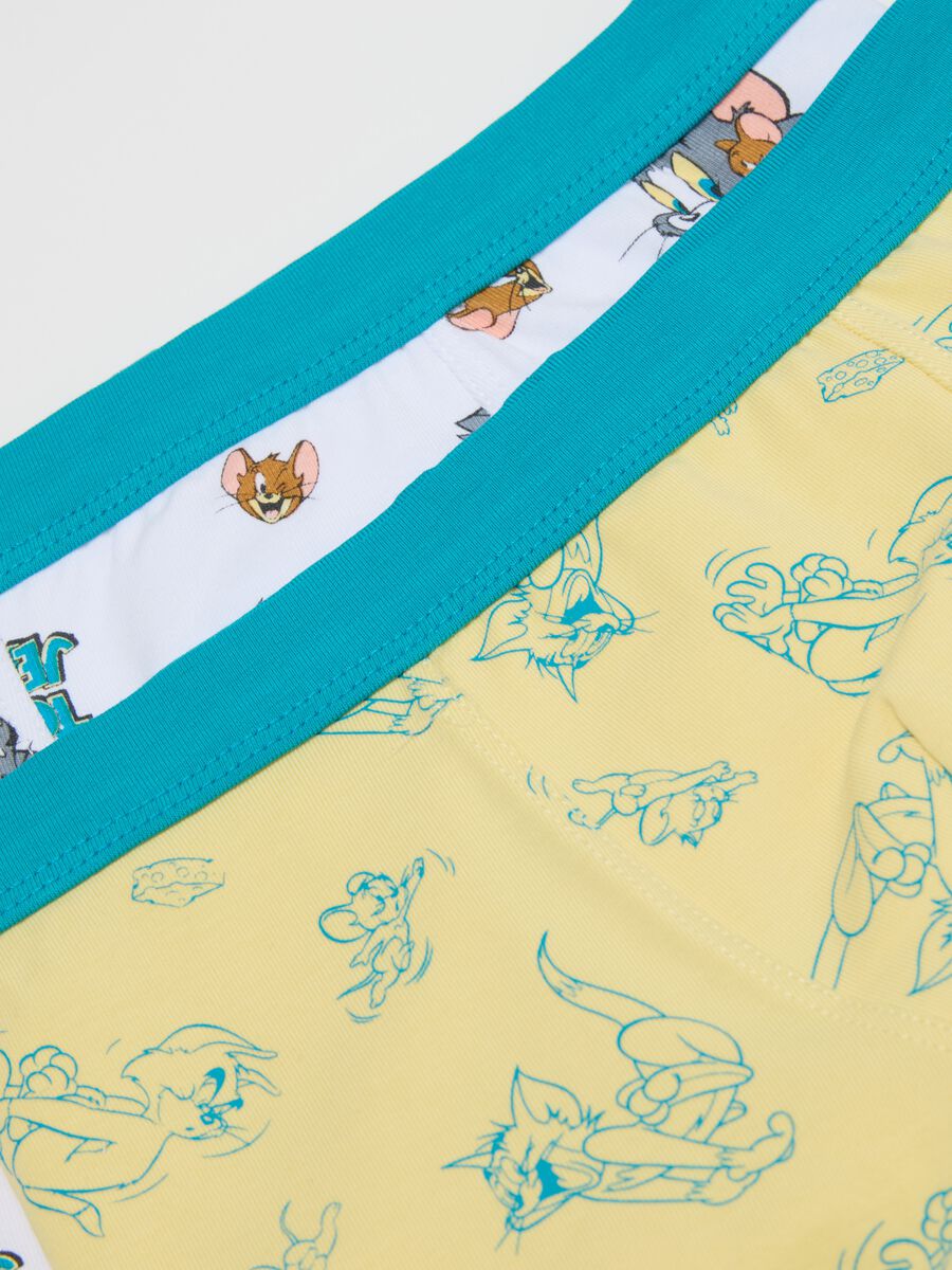 Three-pack boxer shorts in stretch cotton with Tom & Jerry print_2