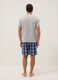Multicolour Regular Fit Short Pyjamas in Pure Cotton_2