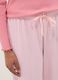 Pantaloni pigiama in puro cotone a righe rosa regular fit_3