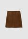 Genuine Suede Mini Skirt_4