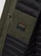 Green padded parka regular fit with hood and zip_1