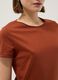 Brown short sleeve pure cotton regular fit T-shirt_3