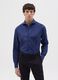 Slim-fit solid colour easy-iron shirt_0