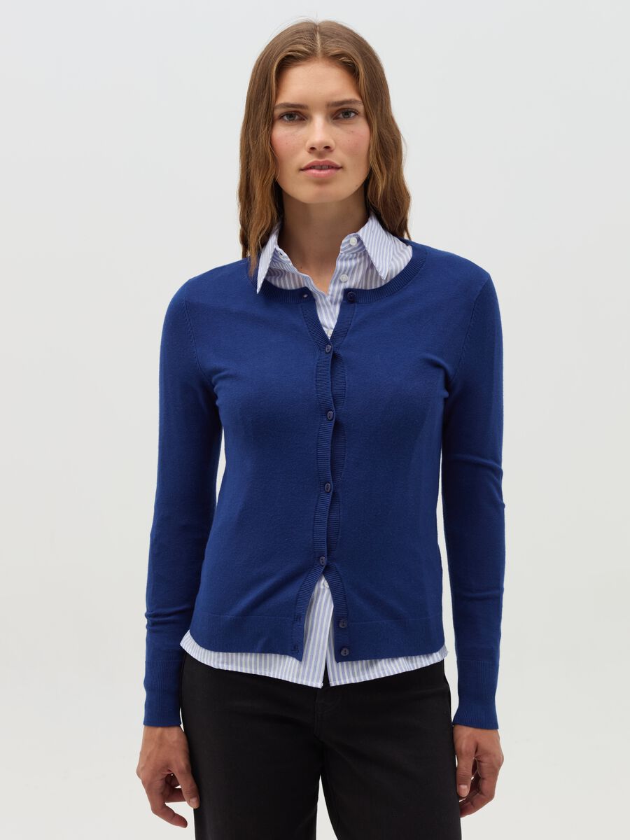 Cardigan in FSC® sustainable viscose_0