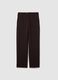 Straight-leg brown trousers_4
