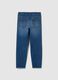 Girl's Blue Skinny Fit Denim Jeggings_1