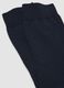2-pack of short blue stretch cotton socks_1