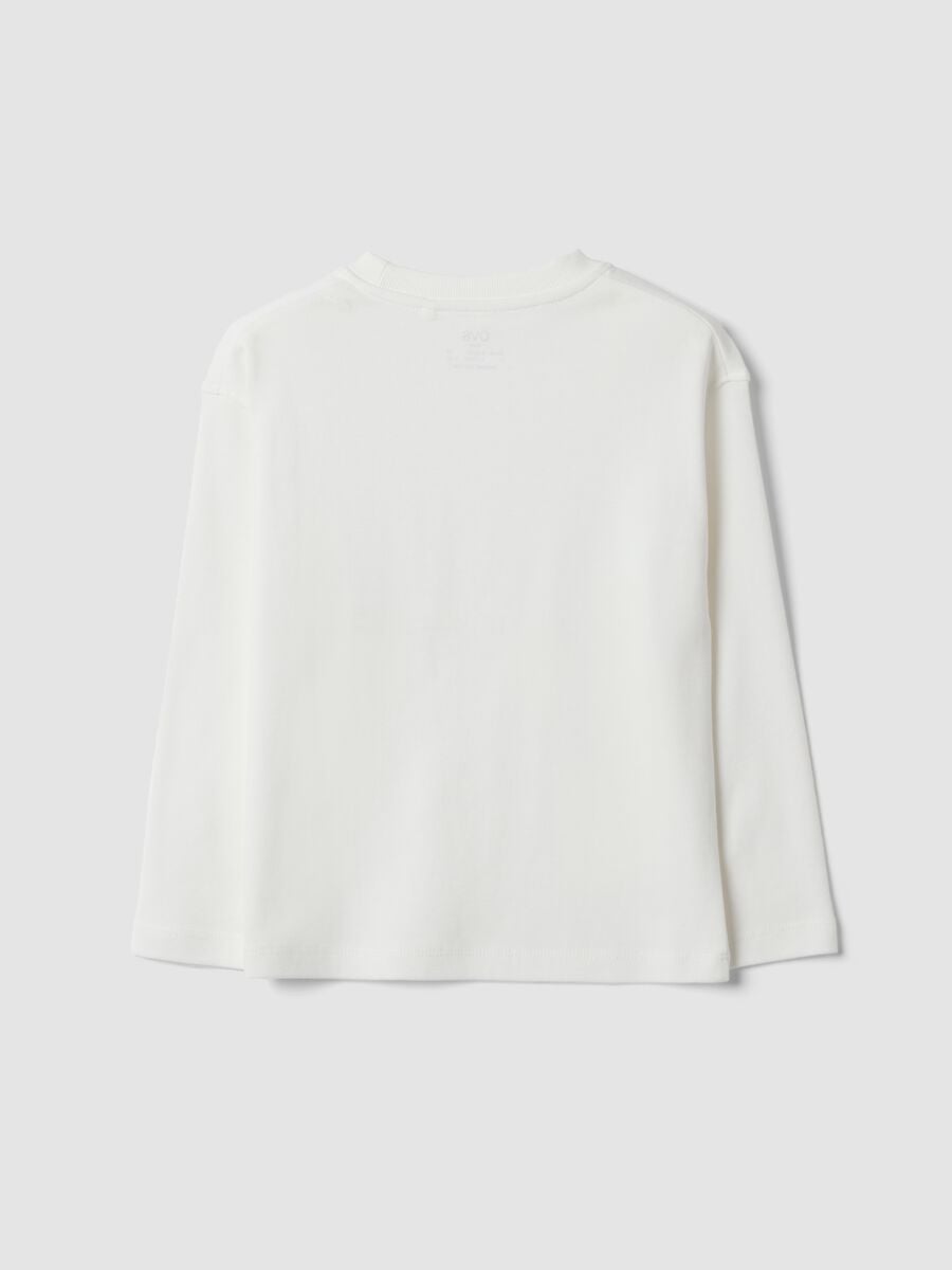 White organic cotton crew-neck T-shirt_1