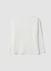 White organic cotton crew-neck T-shirt_1
