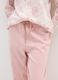 Pink pure cotton regular fit pyjamas with buttons_3