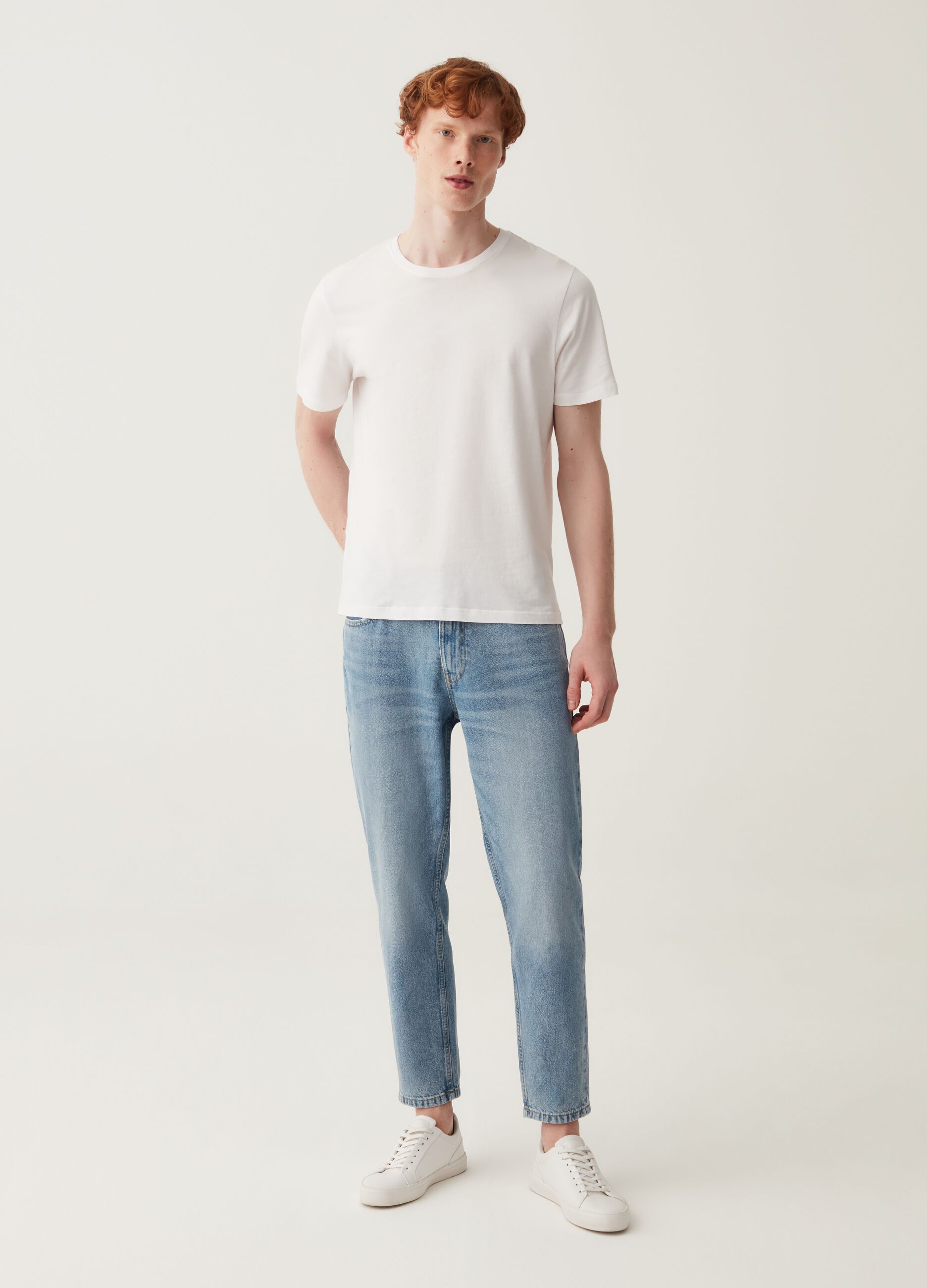 Jeans relaxed fit cinque tasche_0