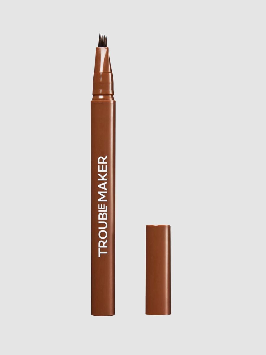 Fluffer Brow Brush Natural Brow Pen Medium Brown 0.5 ml_1