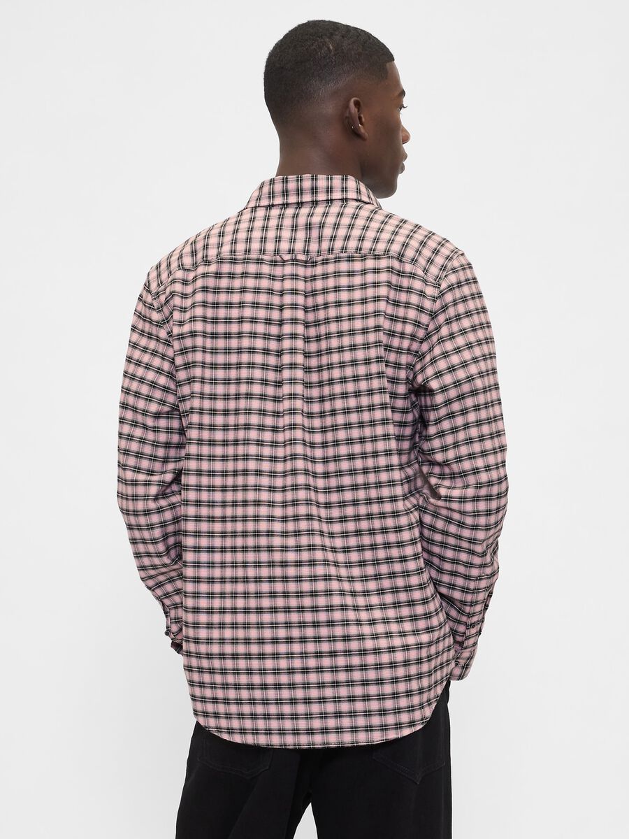 Stretch Pink Checked Shirt_2