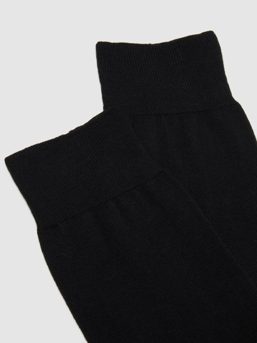 Multicolour cotton blend double pack socks_2