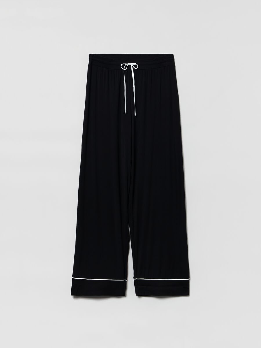 Wide leg pyjama bottoms_1
