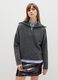 Grey Half-Zip Pullover in Acrylic and Wool Blend_2