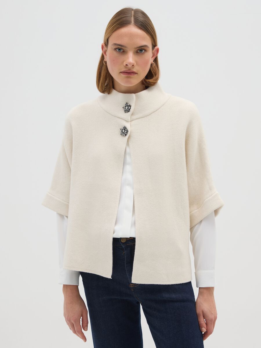 Blazer beige regular fit con bottoni_0