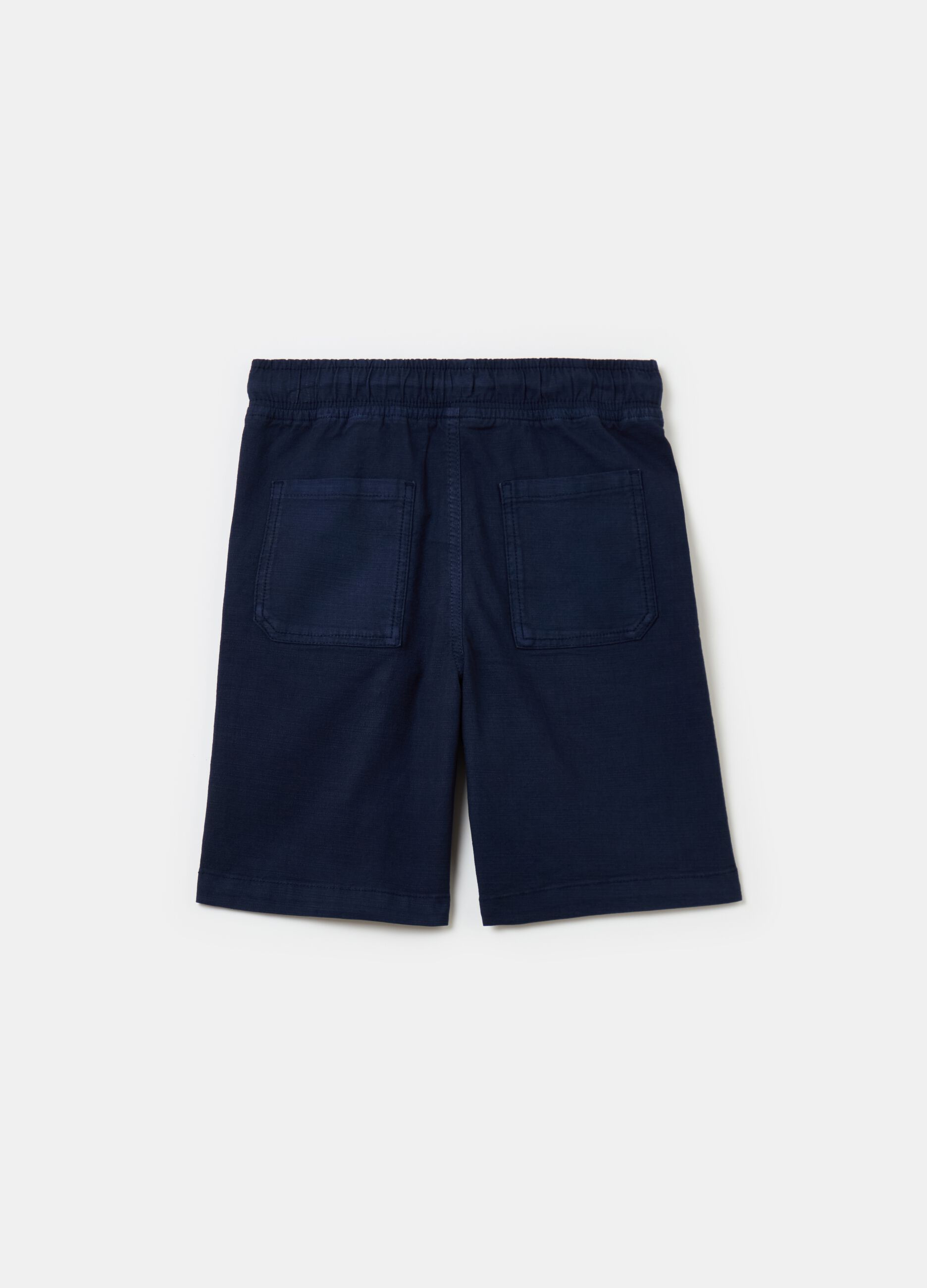 Bermuda joggers with drawstring